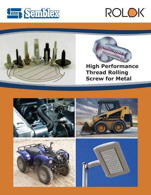 Thread rolling engineering standards - Semblex Corporation