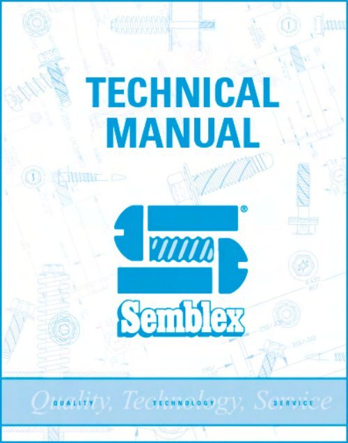 Semblex Corporation Technical Manual December 2003