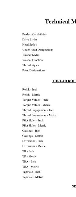 Semblex Corporation Technical Manual December 2003