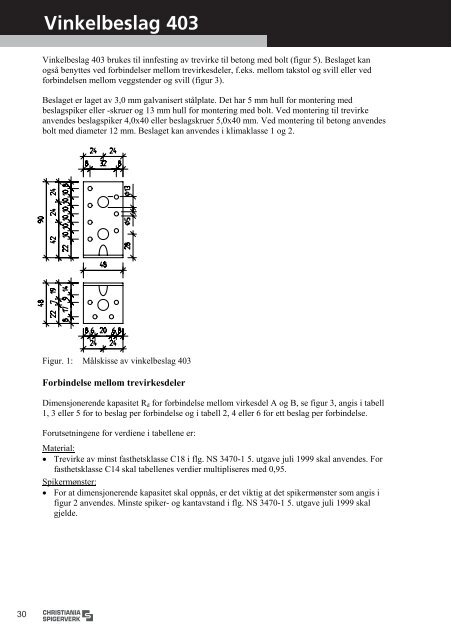 Christiania Spigerverk - Produktliste - Sem Bruk AS