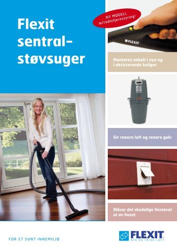 Flexit sentral- stÃ¸vsuger - Sem Bruk AS