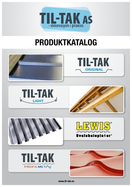 PRODUKTKATALOG - Til-tak AS