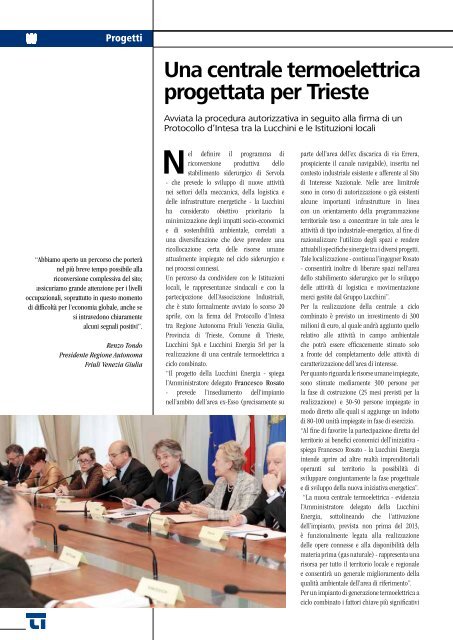 L'uscita dalla crisi? Di qua... Tre assi per una ... - Confindustria Trieste