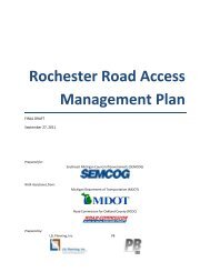 Rochester Road Access Management Plan - semcog