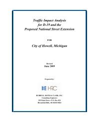 Traffic Impact Analysis for D-19 and the Porposed National ... - semcog