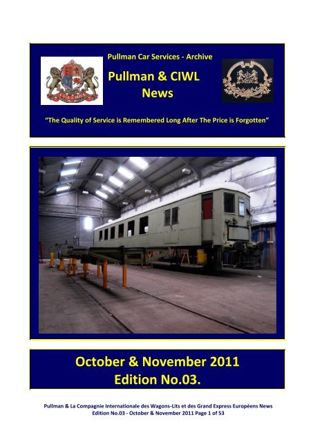 Pullman Car Services - Archive - Southern Email Group