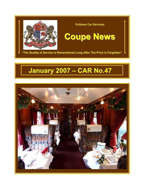 January 2007 – CAR No - Southern Email Group