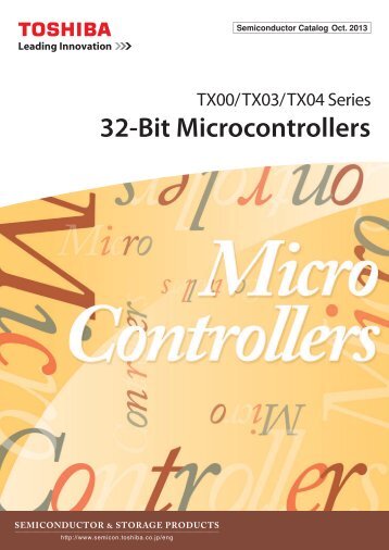 32-Bit Microcontrollers TX00/TX03/TX04 Series