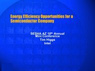 Energy Efficiency Opportunities for a Semiconductor Company