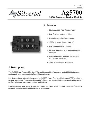 Ag5700 - SemiconductorStore.com