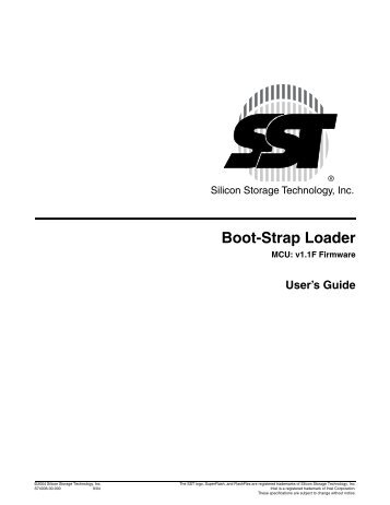 Boot-Strap Loader - SemiconductorStore.com