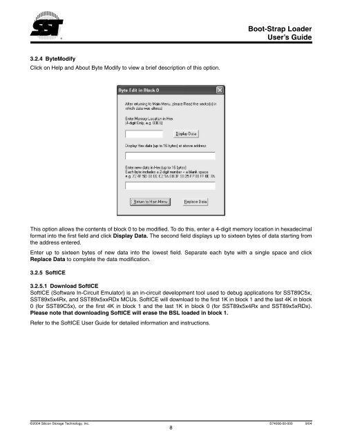 Boot-Strap Loader - SemiconductorStore.com