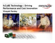 fcCuBE Technology : Driving Performance and ... - SEMICON West