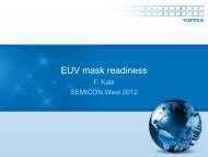 EUV mask readiness - SEMICON West