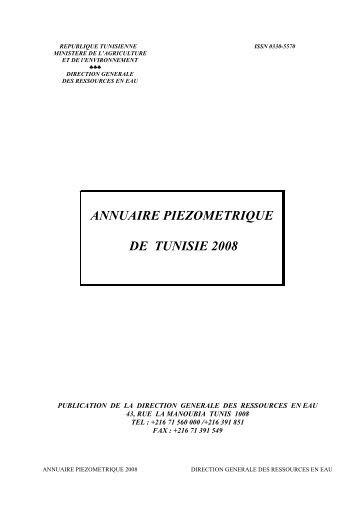 PIEZOMETRIE 2008.pdf - Semide.tn