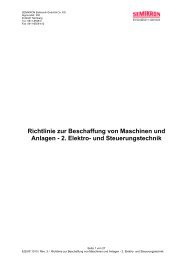 Richtlinie zur Beschaffung von Maschinen und Anlagen ... - Semikron