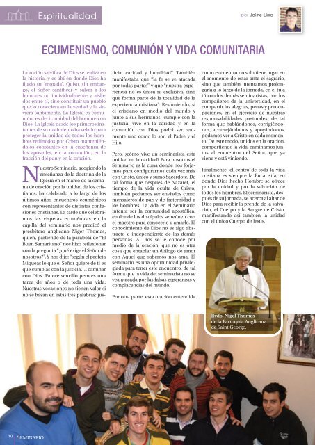 revista del seminario revista - Seminario Conciliar de Madrid