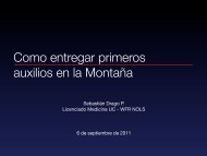 Como entregar primeros auxilios en la MontaÃ±a - Seminario de ...