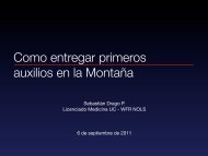 Como entregar primeros auxilios en la MontaÃ±a - Seminario de ...