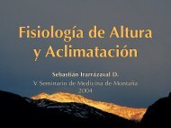 FisiologÃ­a y AclimataciÃ³n - Seminario de Medicina de MontaÃ±a