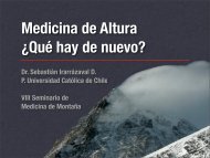 Medicina de Altura - Seminario de Medicina de MontaÃ±a