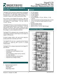 Edge4717D Quad Channel, Per Pin Precision ... - Semtech