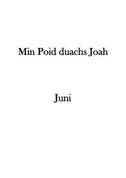 Min Poid duachs Joah - Juni