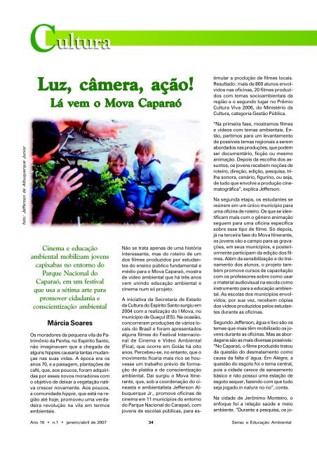 Revista Senac EducaÃ§Ã£o Ambiental - OEI