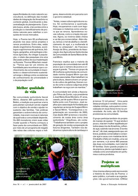 Revista Senac EducaÃ§Ã£o Ambiental - OEI