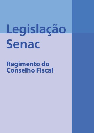 Regimento do Conselho FisCal - Senac