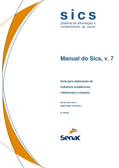 Manual do Sics - Senac
