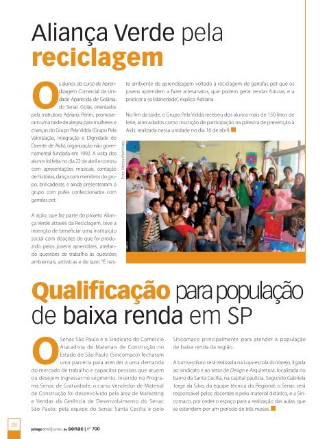 A hora e a vez da EducaÃ§Ã£o Profissional - Senac