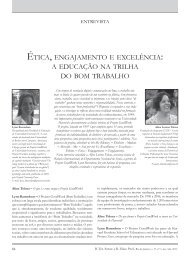 a educaÃ§Ã£o na trilha do bom trabalho - Senac