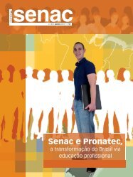 Senac e Pronatec, a transformaÃ§Ã£o do Brasil via