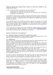 Pour consulter le texte intÃ©gral de la charte, cliquez ici - Colruyt Group