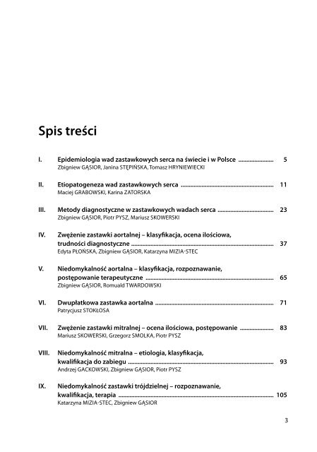 PostęPy w diagnostyce i leczeniu nabytych zastawkowych wad serca