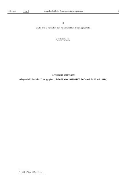 CONSEIL - EUR-Lex