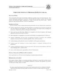 EMPLOYEE ASSISTANCE PROGRAM (EAP) COUNSELOR