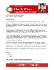 Legislative Update- May 11, 2012 - Minnesota Senate