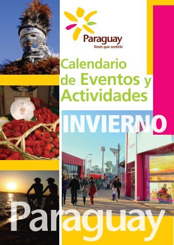 Calendario de actividades - Senatur