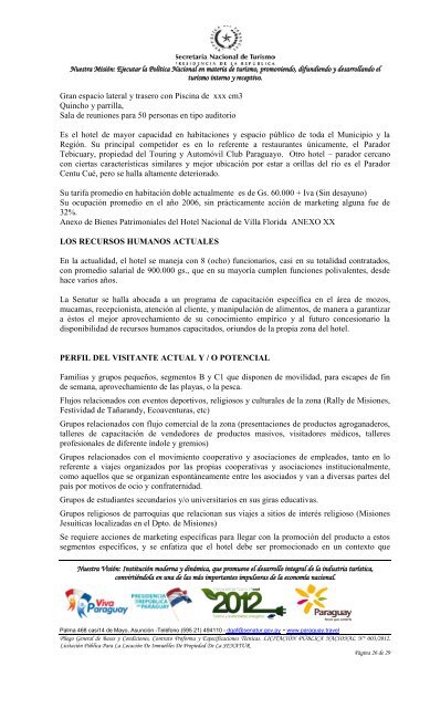 PRESIDENCIA DE LA REPUBLICA DEL PARAGUAY - Senatur