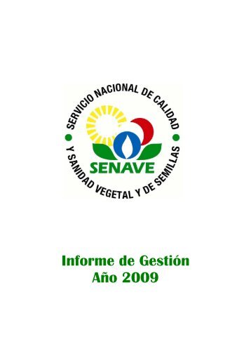 informe de las actividades realizadas durante el lectivo ... - senave