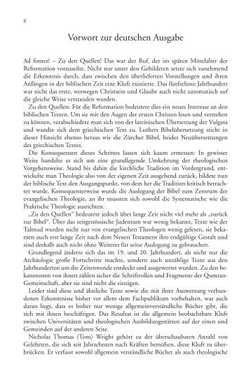 Wright,Das Neue testament und das Volk Gottes ... - francke-buch.de