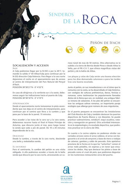 Descargar ruta en formato PDF - Senderos de Alicante