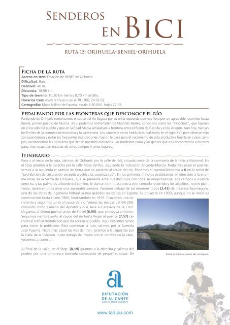 Descargar en formato PDF - Senderos de Alicante