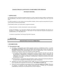 convocatoria para la licitacion publica nacional presencial - Seneam