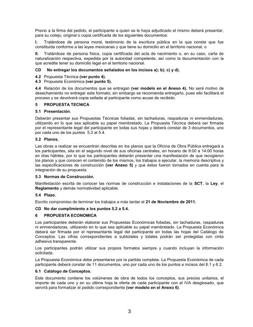 CONVOCATORIA DE LA INVITACION A CUANDO ... - Seneam