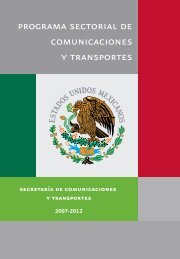 Programa Sectorial de Comunicaciones y Transportes 2007 - Seneam