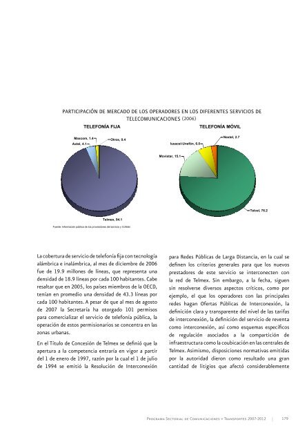 Programa Sectorial de Comunicaciones y Transportes 2007 - Seneam