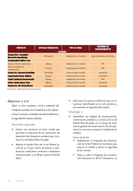 Programa Sectorial de Comunicaciones y Transportes 2007 - Seneam